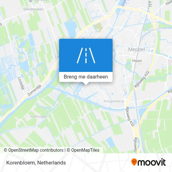 Korenbloem kaart