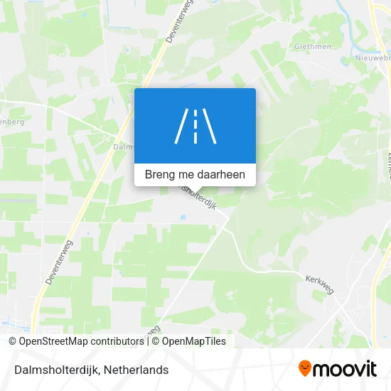 Dalmsholterdijk kaart