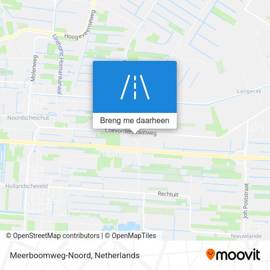 Meerboomweg-Noord kaart