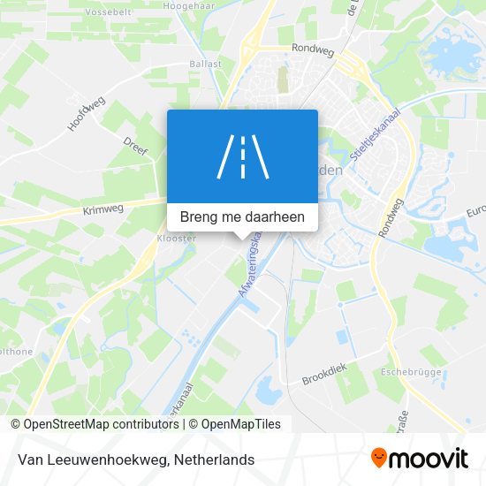 Van Leeuwenhoekweg kaart