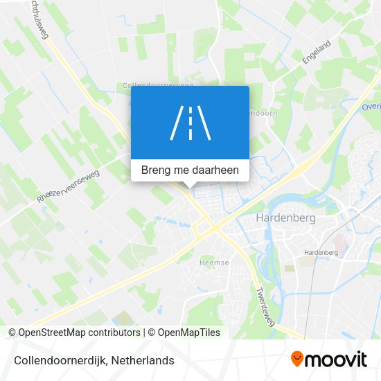 Collendoornerdijk kaart