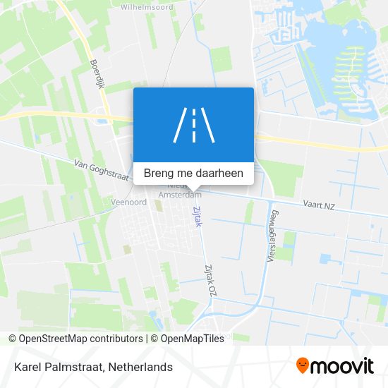 Karel Palmstraat kaart