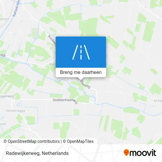 Radewijkerweg kaart