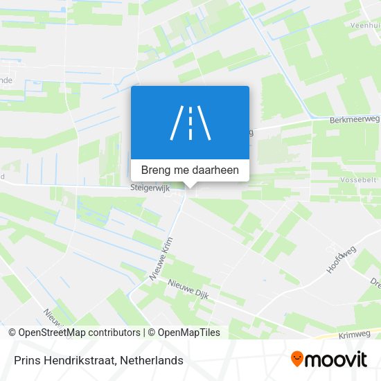 Prins Hendrikstraat kaart
