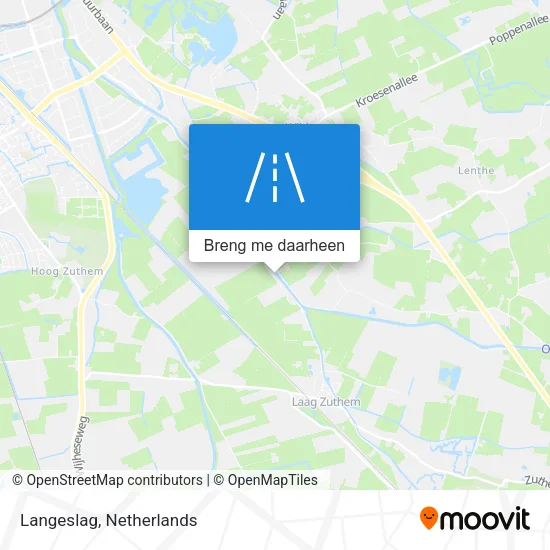 Langeslag kaart