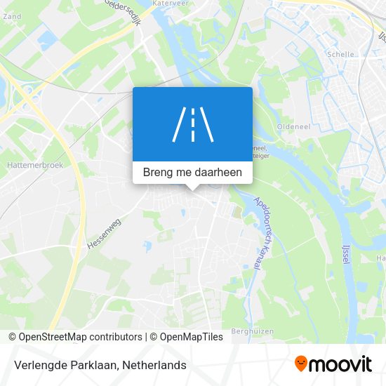 Verlengde Parklaan kaart