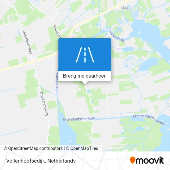 Vollenhoofsedijk kaart