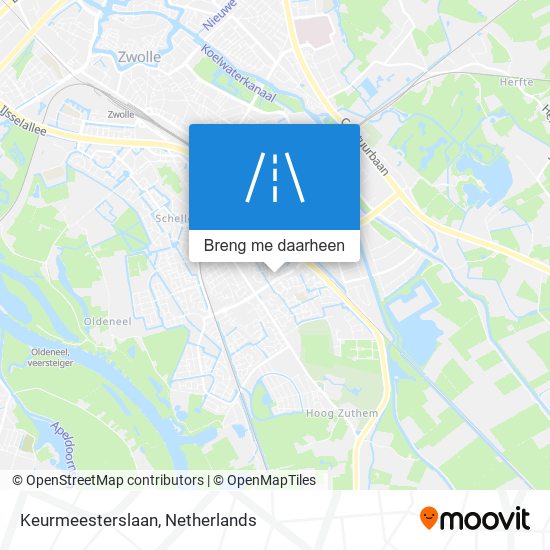 Keurmeesterslaan kaart