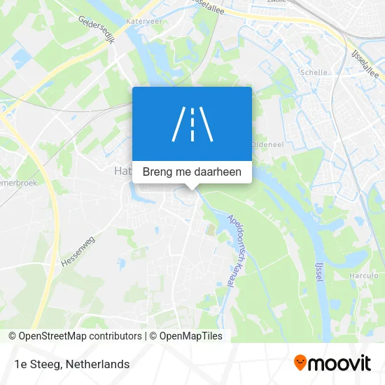 1e Steeg kaart