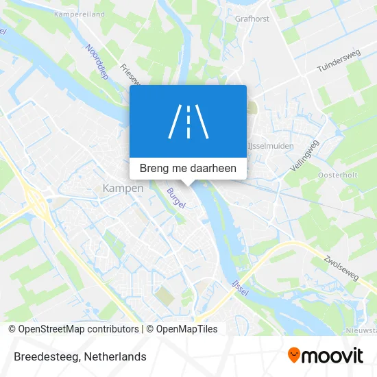 Breedesteeg kaart