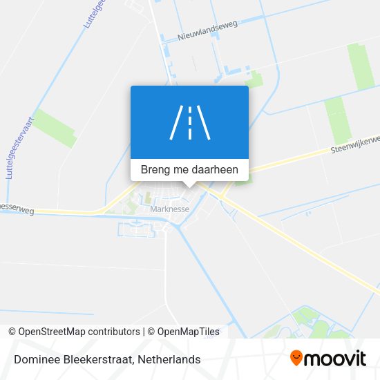 Dominee Bleekerstraat kaart
