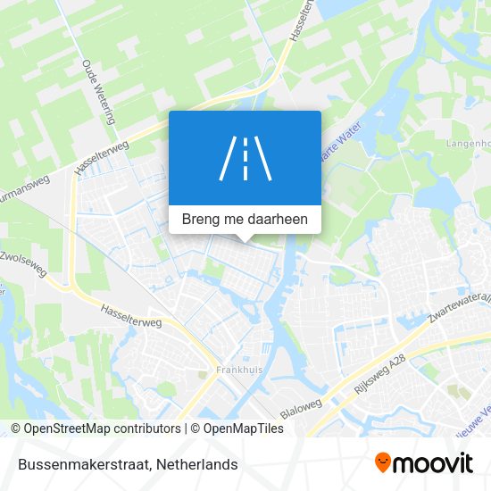 Bussenmakerstraat kaart