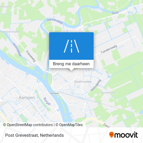 Post Grevestraat kaart