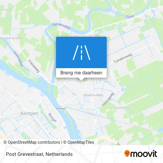 Post Grevestraat kaart