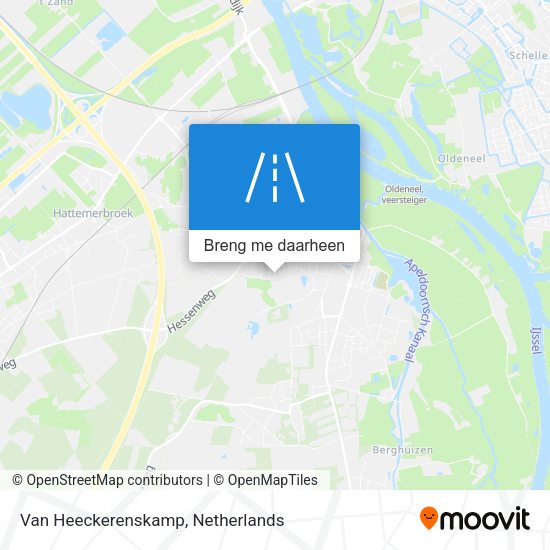 Van Heeckerenskamp kaart