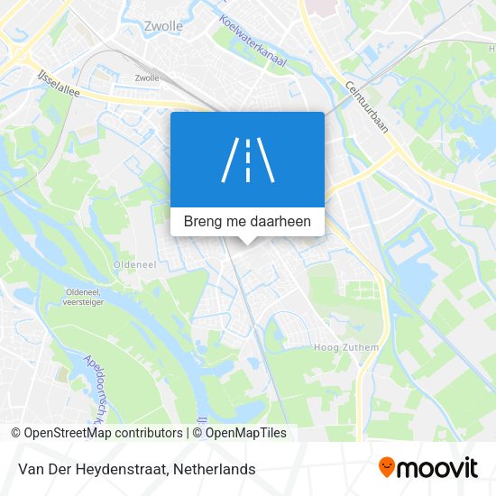 Van Der Heydenstraat kaart