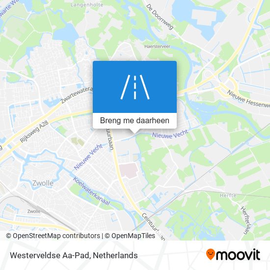 Westerveldse Aa-Pad kaart
