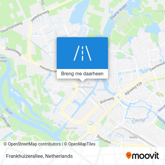 Frankhuizerallee kaart