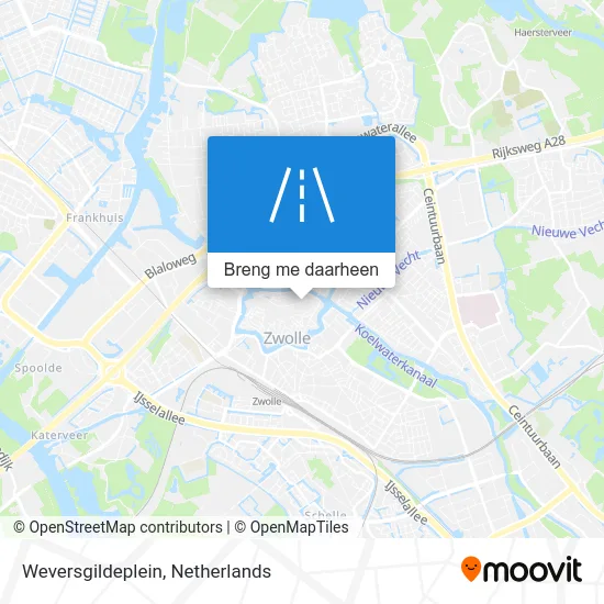 Weversgildeplein kaart