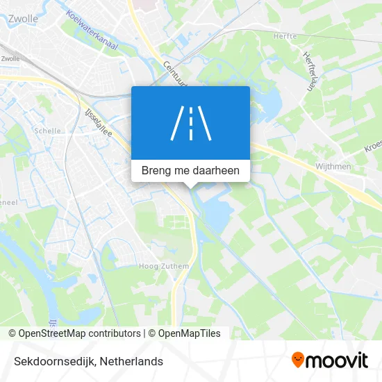 Sekdoornsedijk kaart