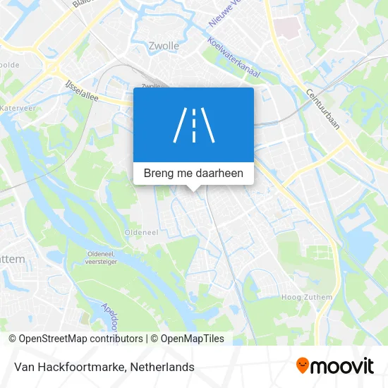 Van Hackfoortmarke kaart