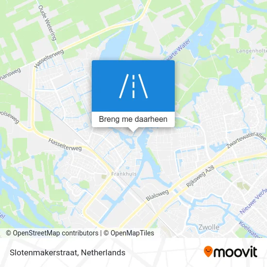 Slotenmakerstraat kaart