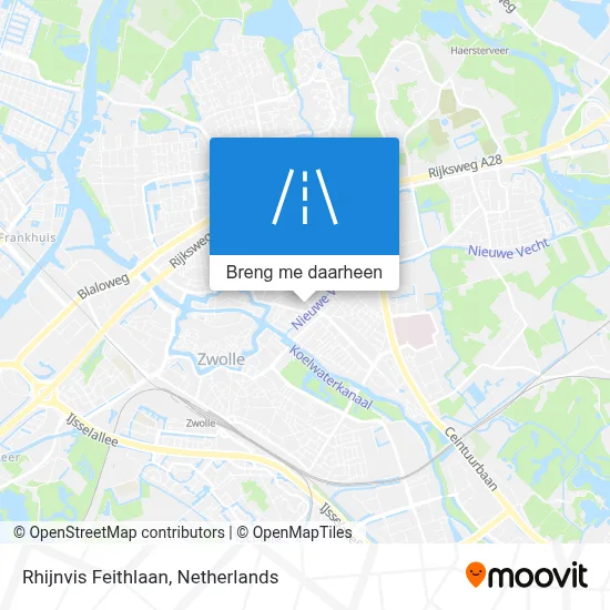 Rhijnvis Feithlaan kaart