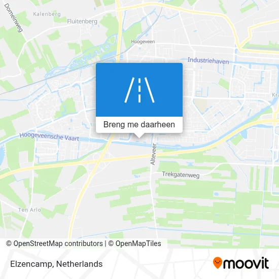 Elzencamp kaart