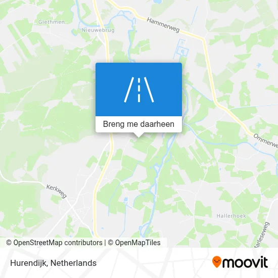 Hurendijk kaart