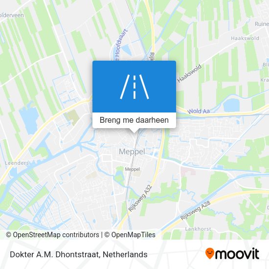 Dokter A.M. Dhontstraat kaart