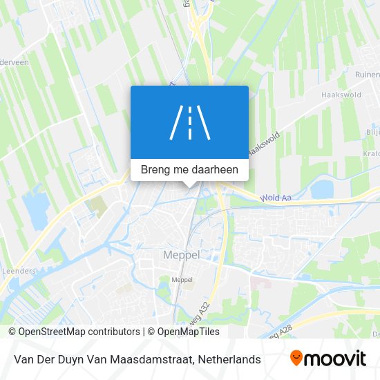 Van Der Duyn Van Maasdamstraat kaart