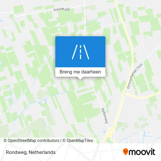 Rondweg kaart