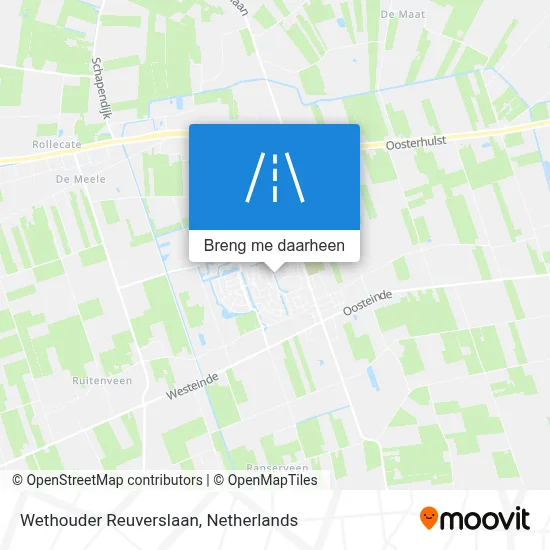 Wethouder Reuverslaan kaart