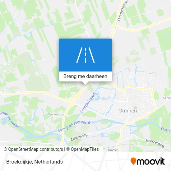 Broekdijkje kaart