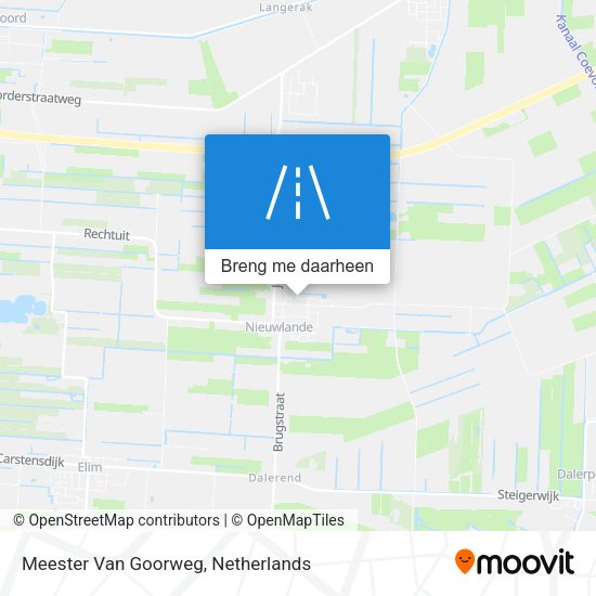 Meester Van Goorweg kaart