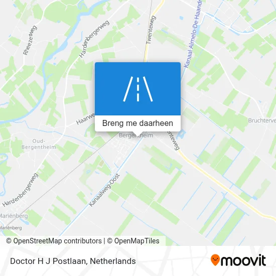 Doctor H J Postlaan kaart