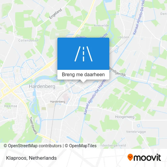 Klaproos kaart