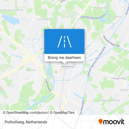 Pothofweg kaart