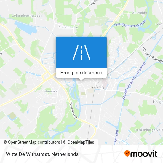 Witte De Withstraat kaart
