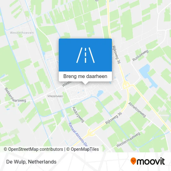 De Wulp kaart