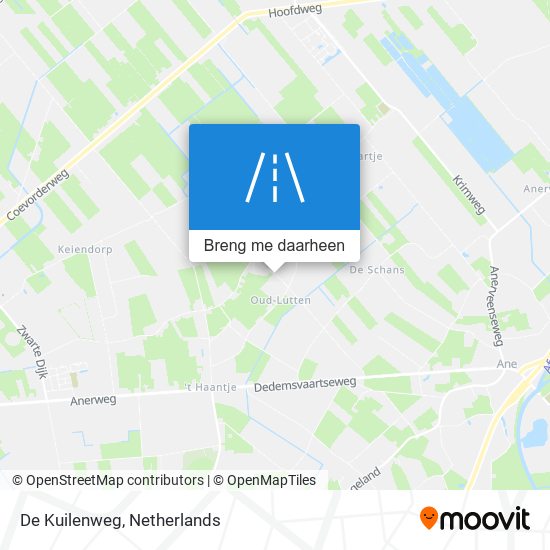 De Kuilenweg kaart