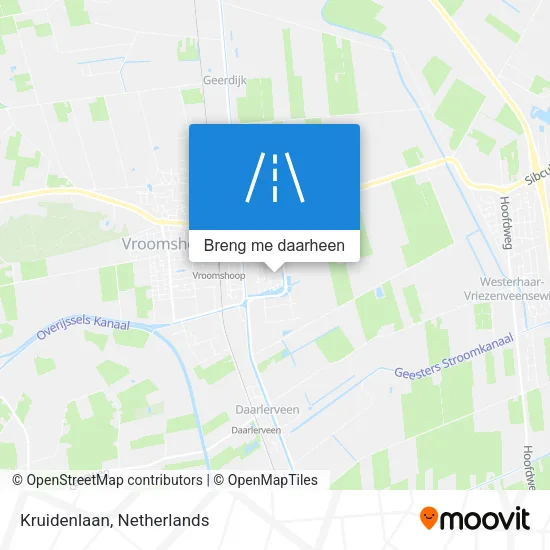 Kruidenlaan kaart