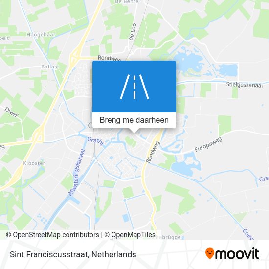 Sint Franciscusstraat kaart