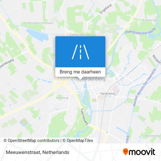 Meeuwenstraat kaart