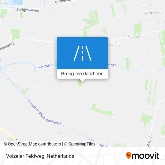 Volzeler Feldweg kaart