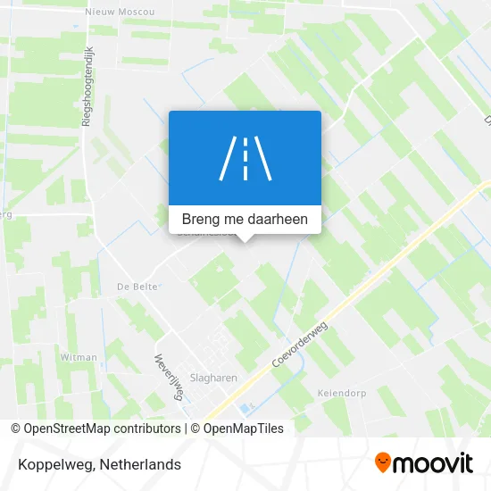 Koppelweg kaart