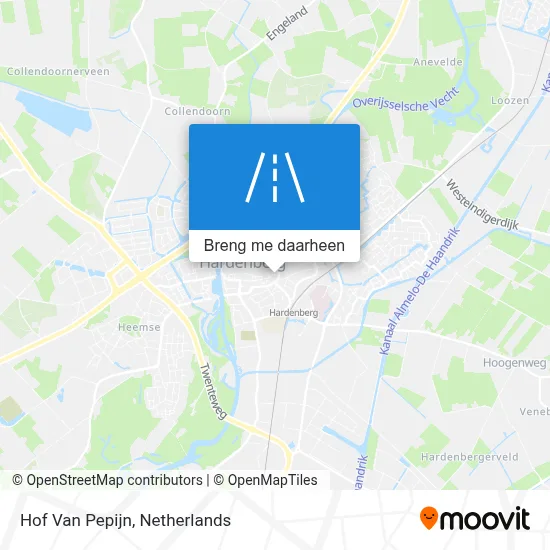 Hof Van Pepijn kaart