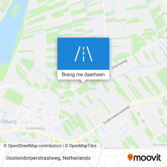 Oostendorperstraatweg kaart