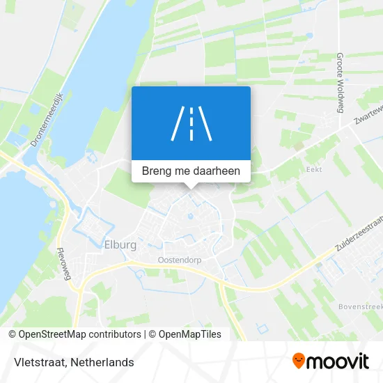 Vletstraat kaart