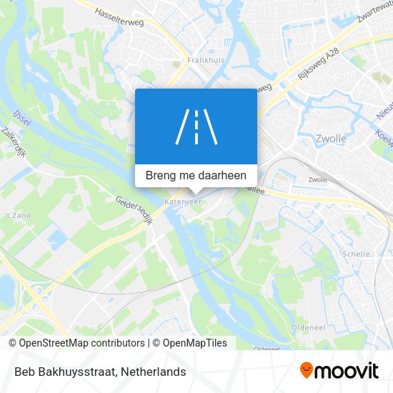 Beb Bakhuysstraat kaart